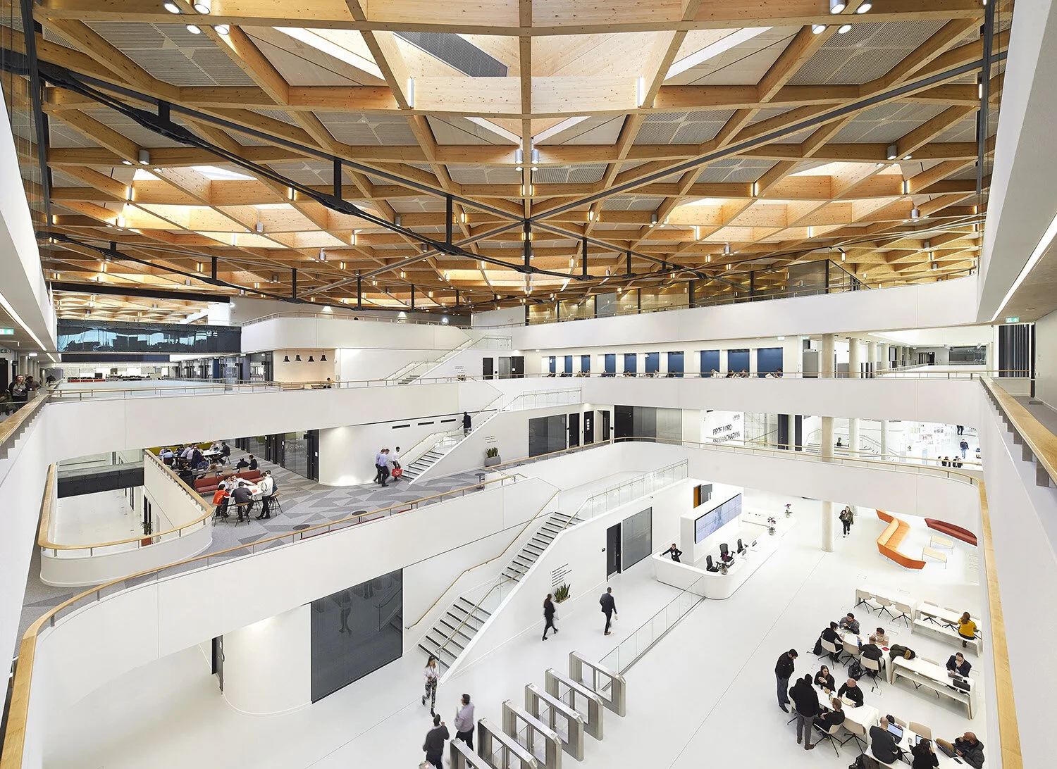 Inside the National Automotive Innovation Centre.